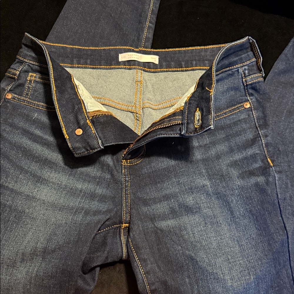 LC Lauren Conrad Indigo Skinny Jeans